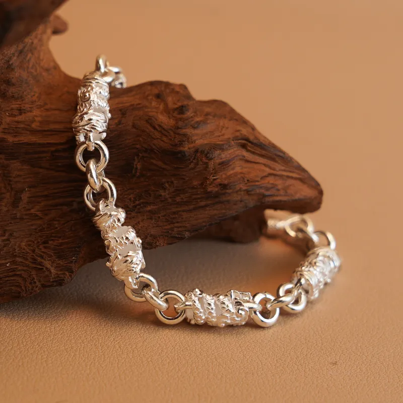 Original Summer S999 Fine Silver Bracelets Unisex-4
