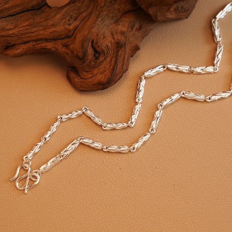 Original Summer S999 Fine Silver Sterling Silver Necklaces Unisex-3