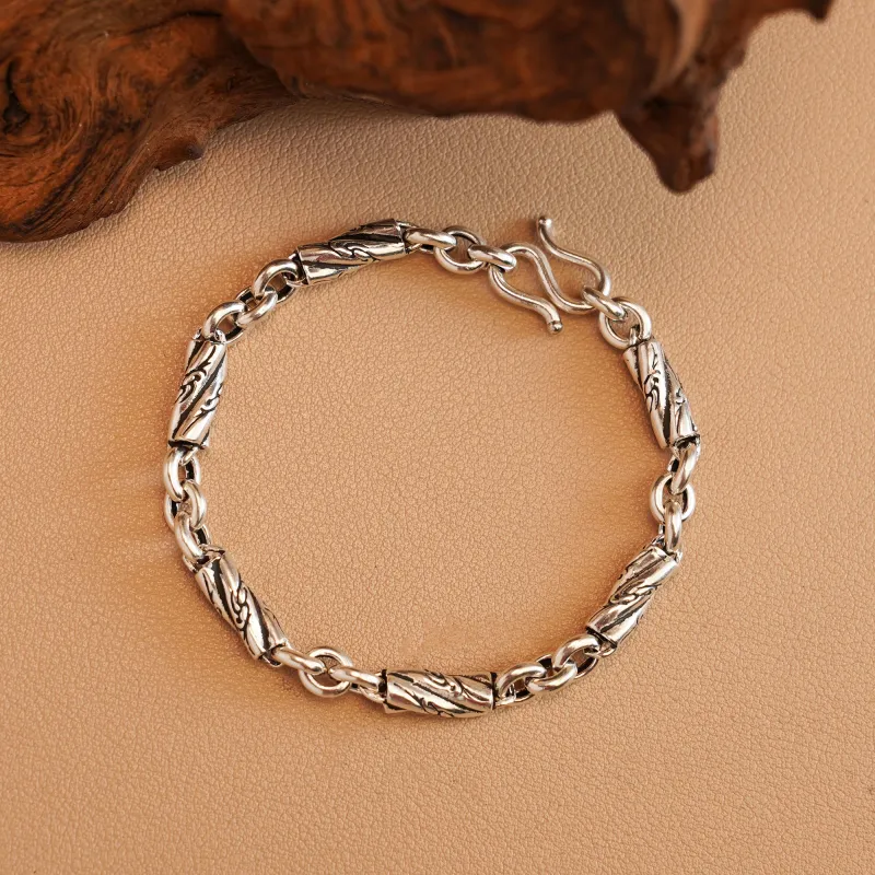 Original Summer S999 Fine Silver Bracelets Unisex-4