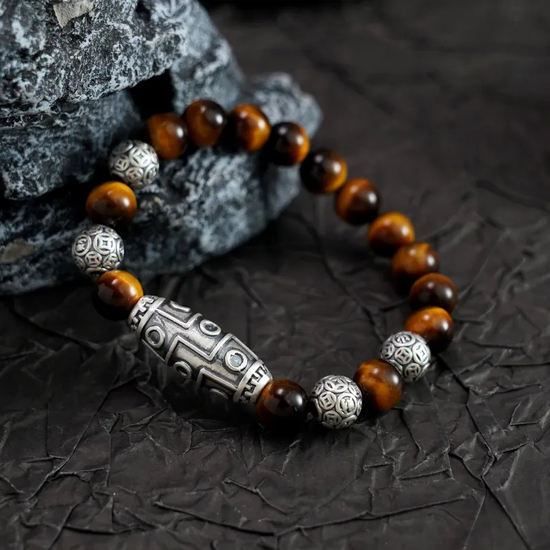 Original Summer Tiger's Eye Stone Bracelets Unisex-4