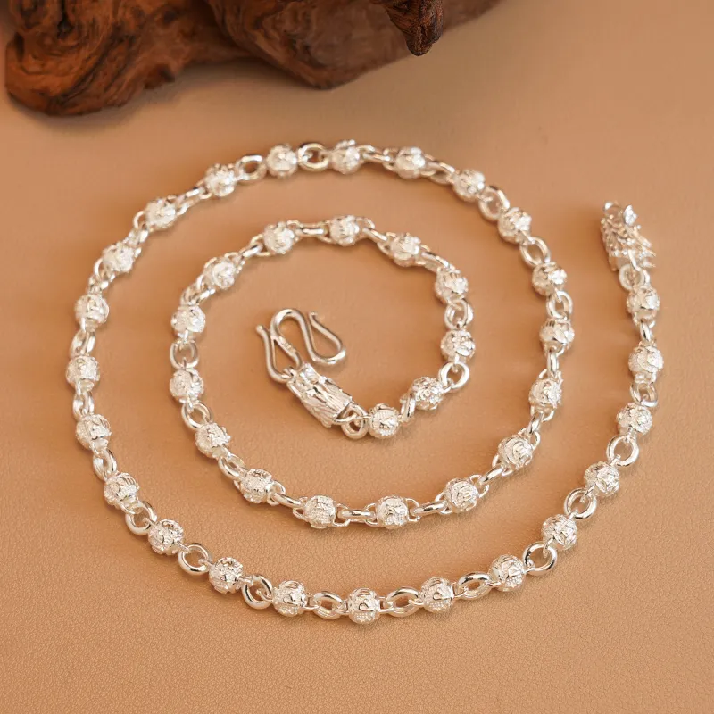 Original Summer S999 Fine Silver Necklaces Unisex-3