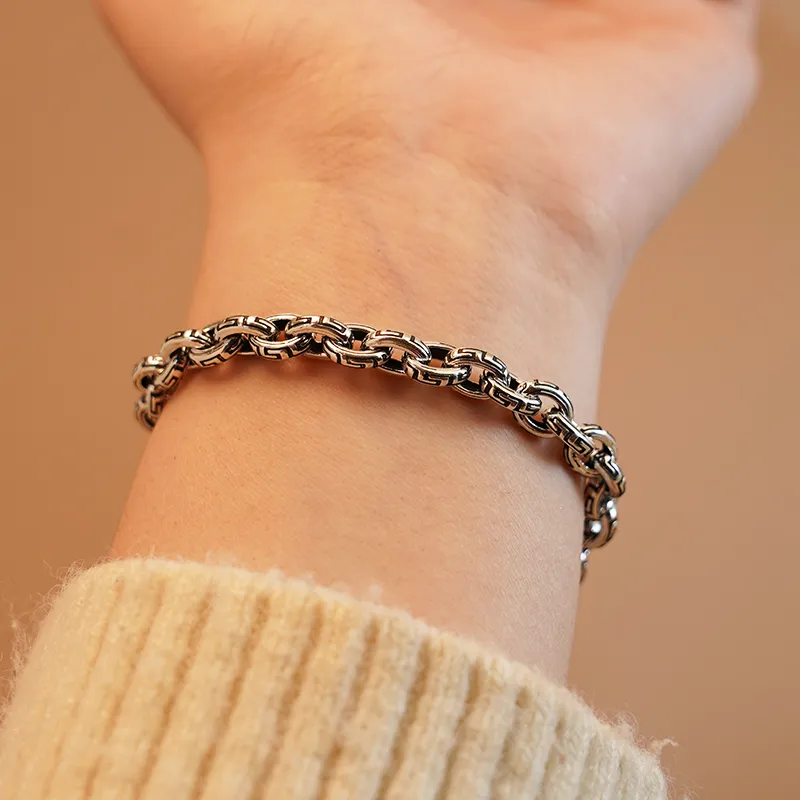 Original Summer S999 Silver Bracelets Unisex-5