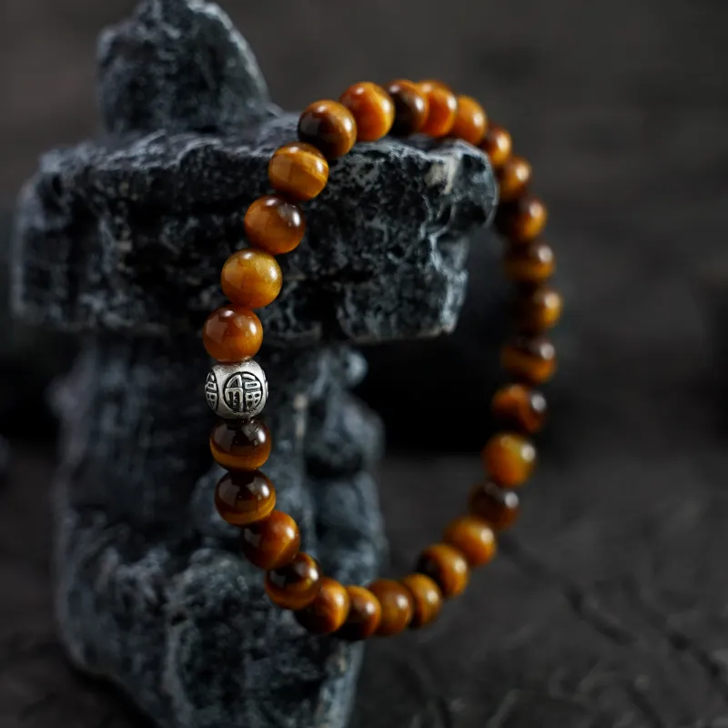 Original Summer Tiger's Eye Stone Bracelets Unisex-3