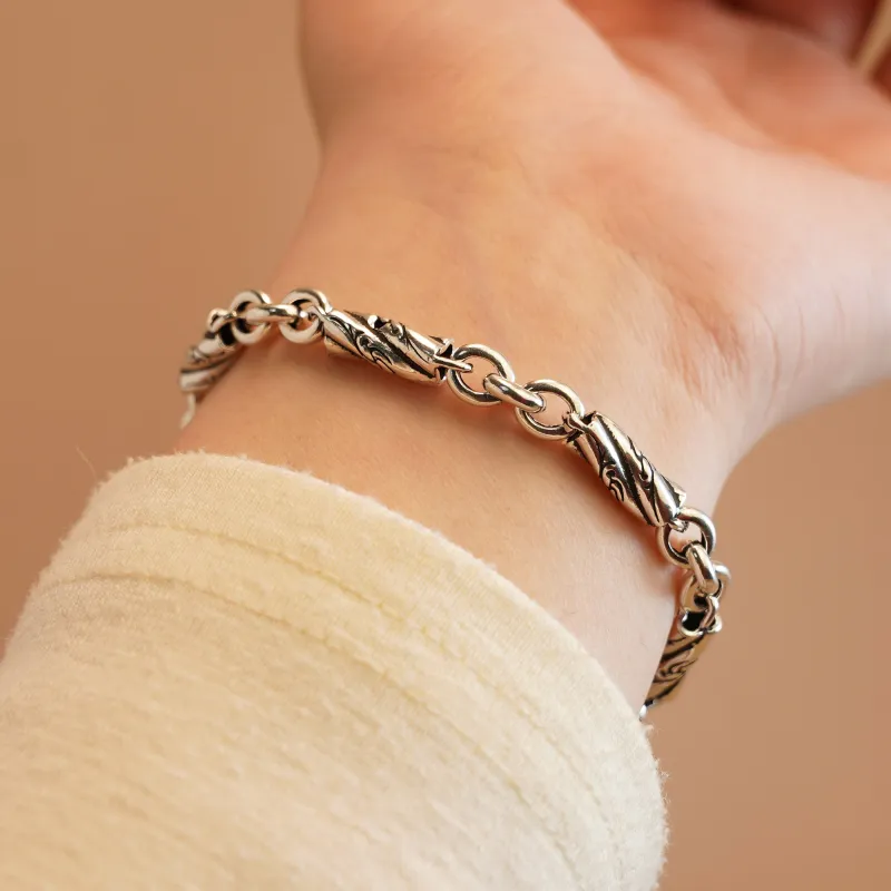 Original Summer S999 Fine Silver Bracelets Unisex-5