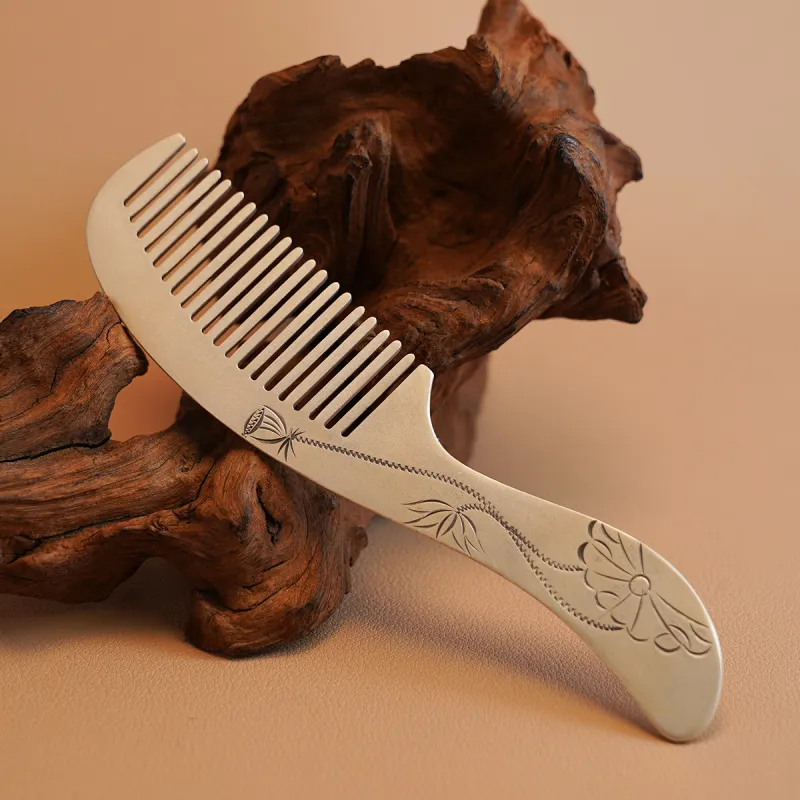 Original Summer S999 Fine Silver Sterling Silver Hair Comb Accessories Unisex-2