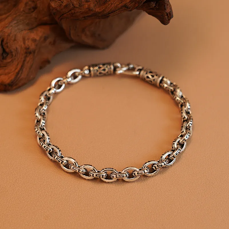 Original Summer S999 Silver Bracelets Unisex-2