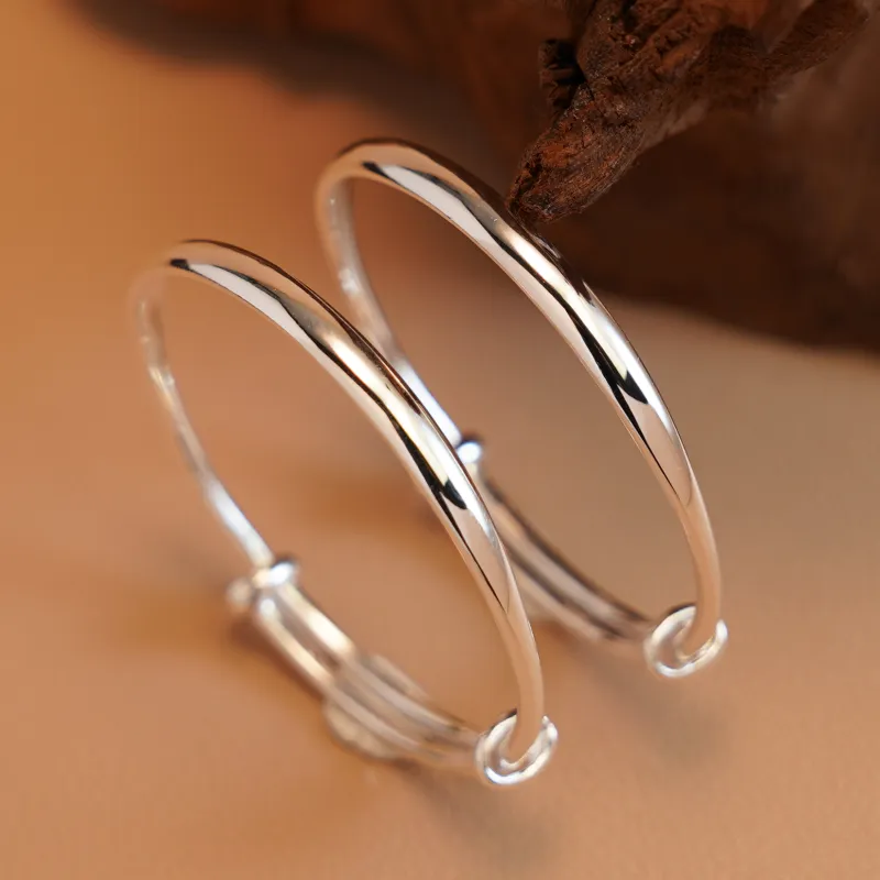 Original Summer 999 Fine Silver Bangles Kids'-3