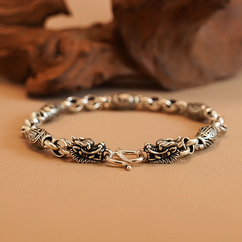 Original Summer S999 Fine Silver Bracelets Unisex-3