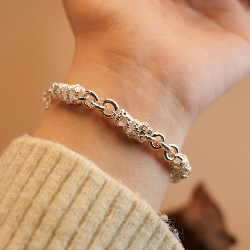 Original Summer S999 Fine Silver Bracelets Unisex-6