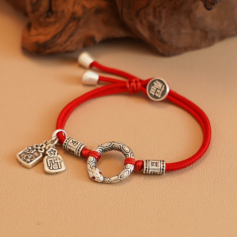 Original Summer S999 Fine Silver Pure Silver Bracelets Unisex-2