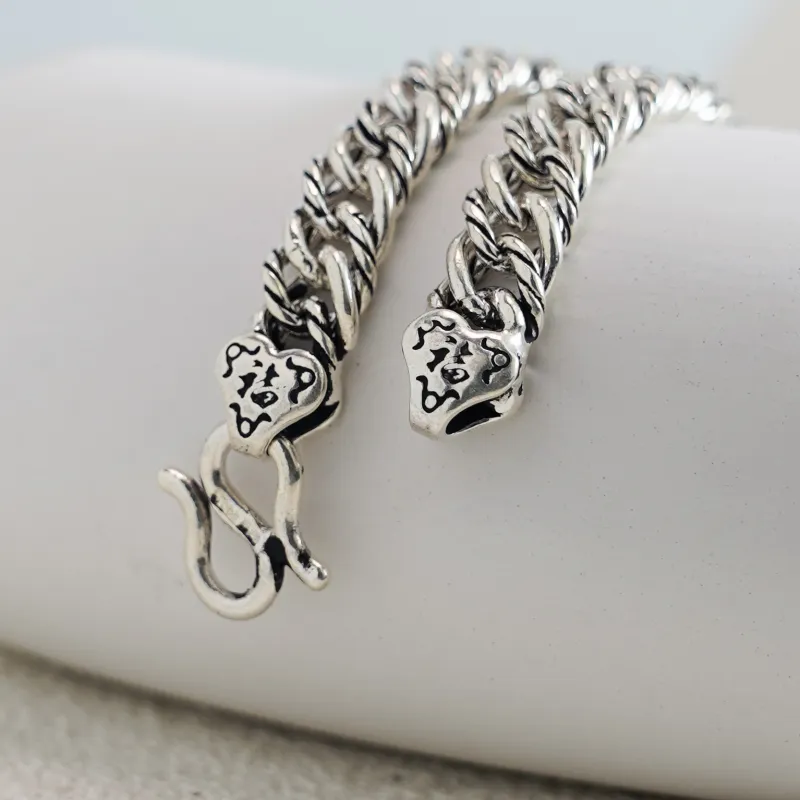 Original Summer 999 Fine Silver Bracelets Unisex-2