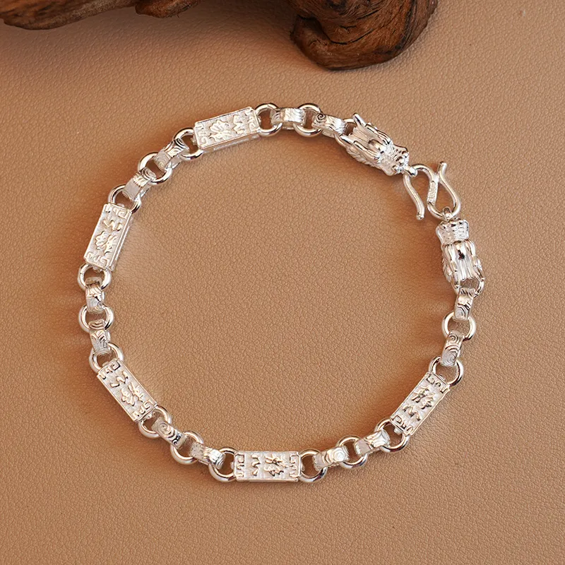 Original Summer S999 Fine Silver Bracelets Unisex-2