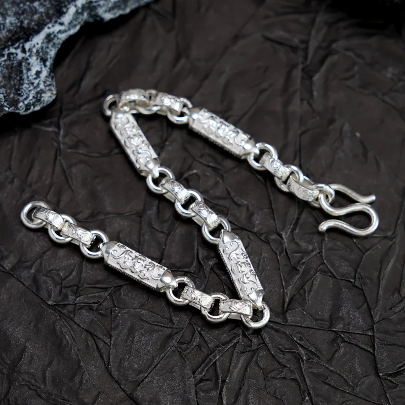 Original Summer S999 Fine Silver Bracelets Unisex-3
