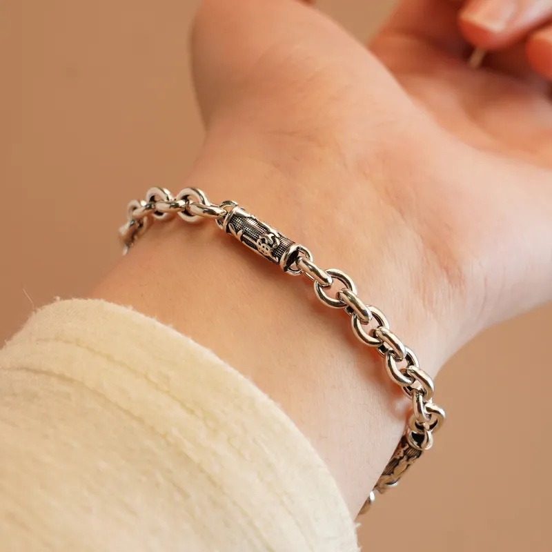 Original Summer S999 Fine Silver Bracelets Unisex-5