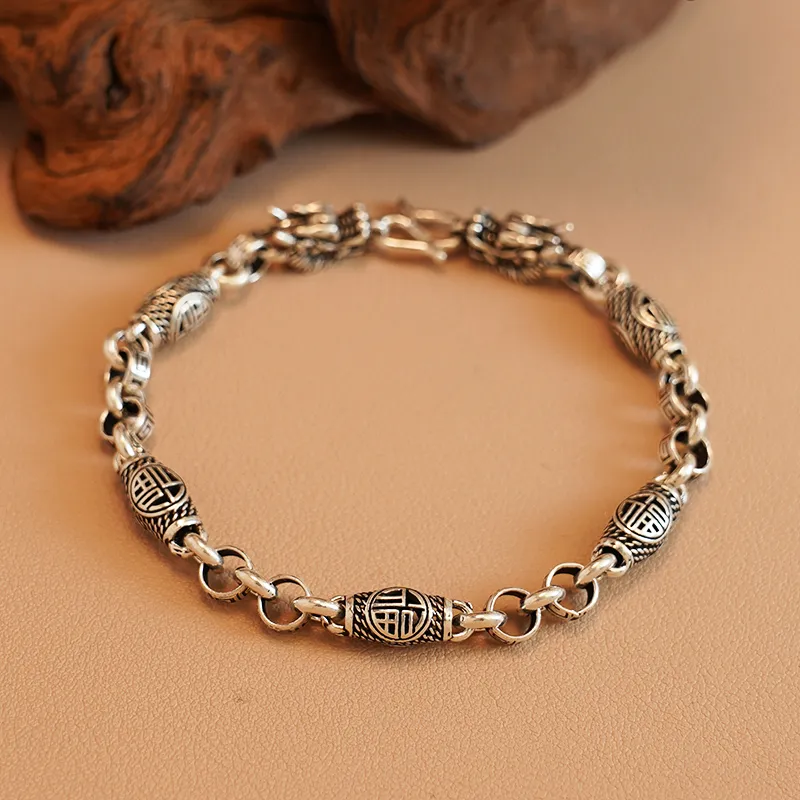 Original Summer S999 Fine Silver Bracelets Unisex-1