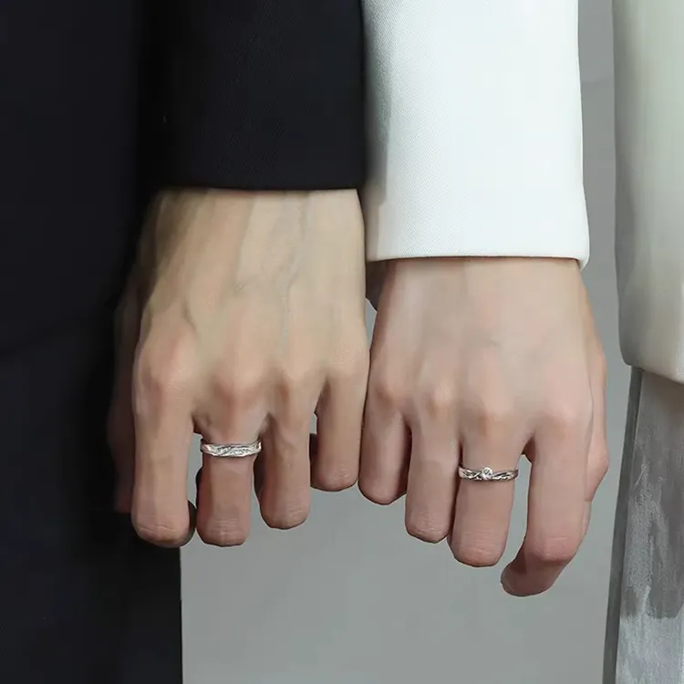 JONNY MOORE 925 Sterling Silver Rings Unisex-4