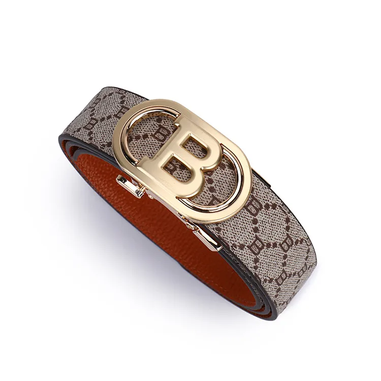 JONNY MOORE Top Grain Cow Leather Belts Unisex 3.5CM-1