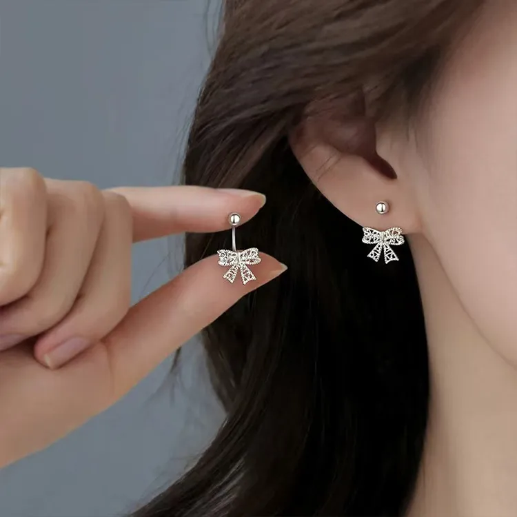 JONNY MOORE 925 Sterling Silver Stud Earrings Women's-3