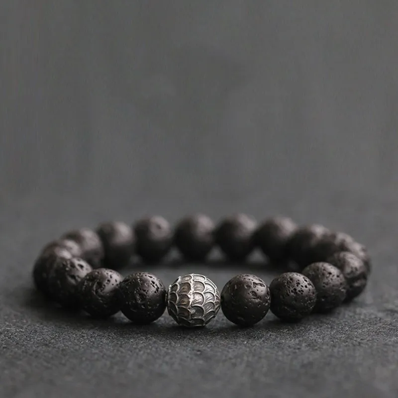 JONNY MOORE Obsidian Jade Bracelets Men's-3