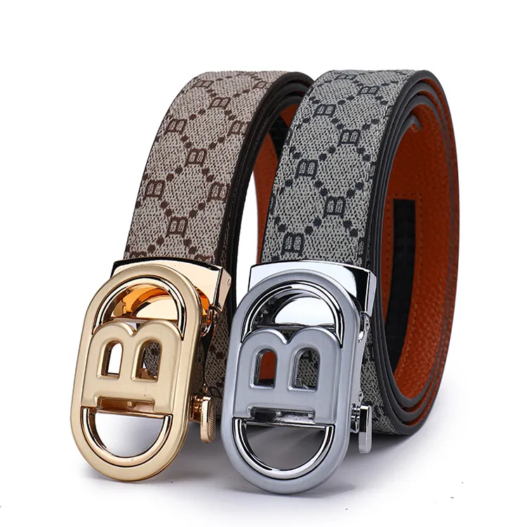 JONNY MOORE Top Grain Cow Leather Belts Unisex 3.5CM-3