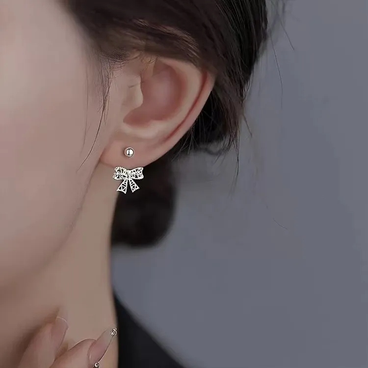 JONNY MOORE 925 Sterling Silver Stud Earrings Women's-1