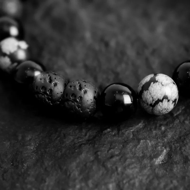 JONNY MOORE Obsidian Jade Bracelets Men's-3