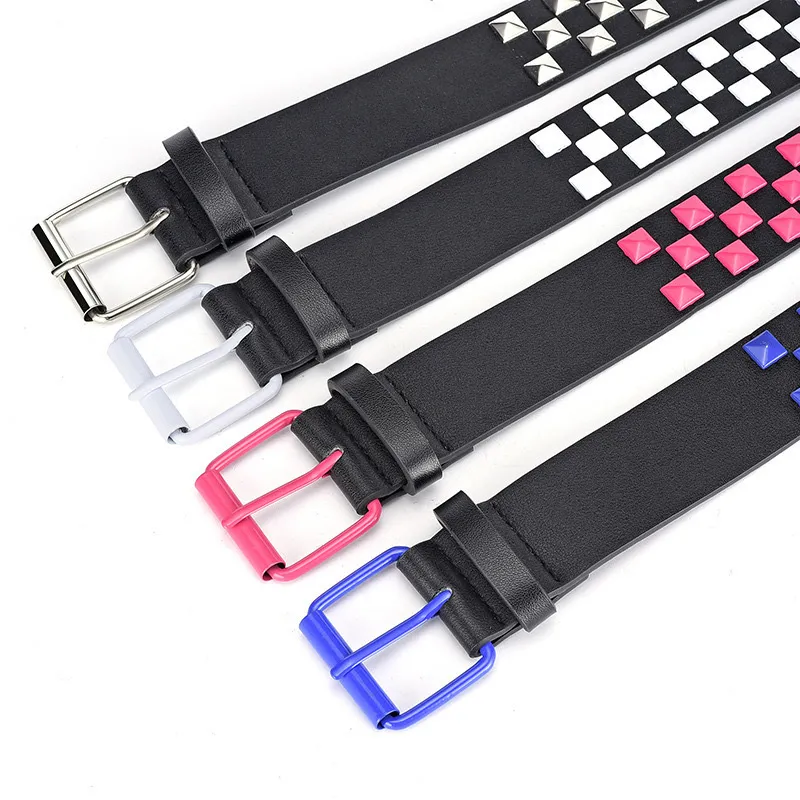 JONNY MOORE Alloy Leather Belts Women's 3.8cm-10