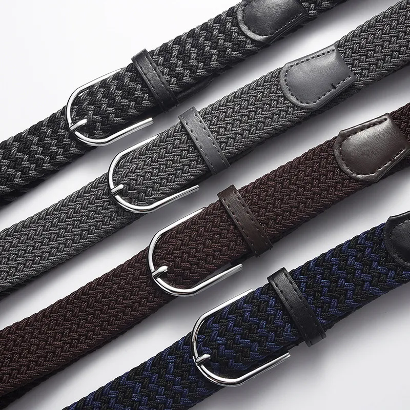 JONNY MOORE Alloy Leather Belts Unisex 3.3cm-7