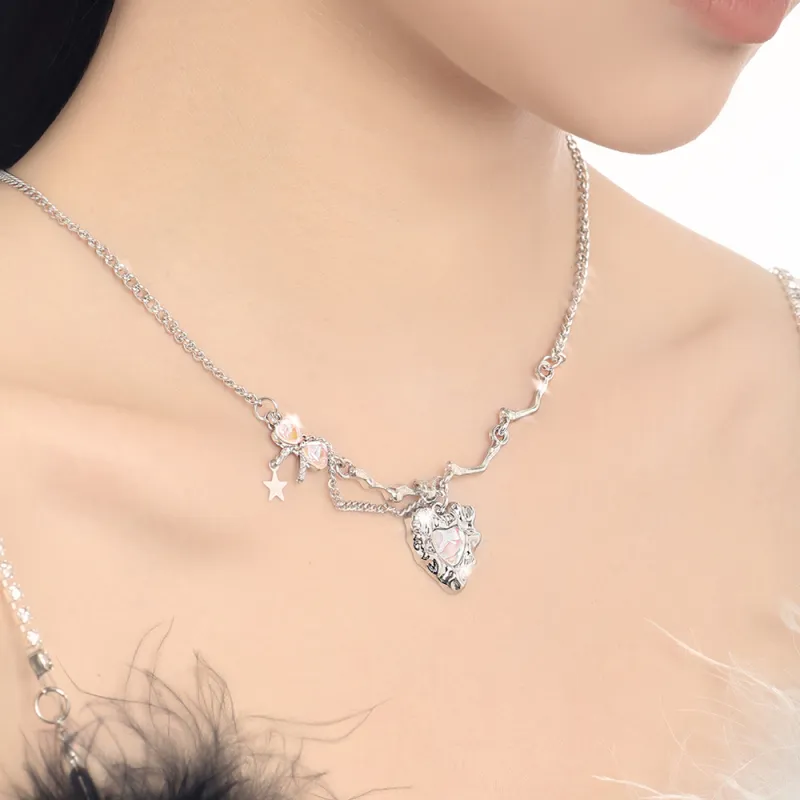 JONNY MOORE Titanium Steel Necklaces Women's-4
