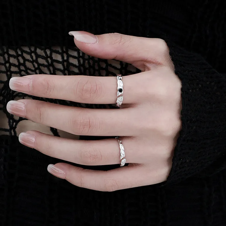 JONNY MOORE 925 Sterling Silver Rings Unisex-7