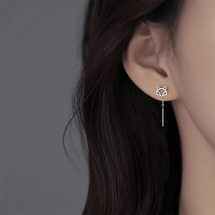 JONNY MOORE 925 Sterling Silver Stud Earrings Women's-2