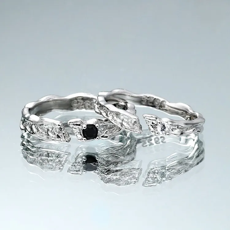 JONNY MOORE 925 Sterling Silver Rings Unisex-1