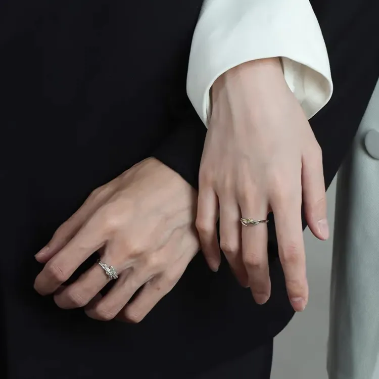 JONNY MOORE 925 Sterling Silver Rings Unisex-4