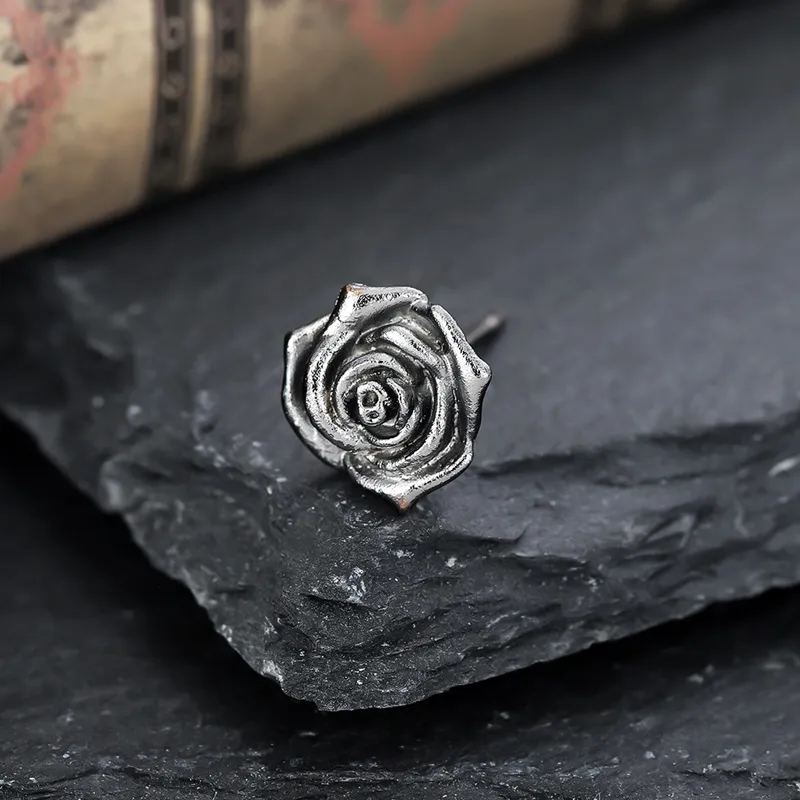 JONNY MOORE Titanium Steel Stud Earrings Unisex-2