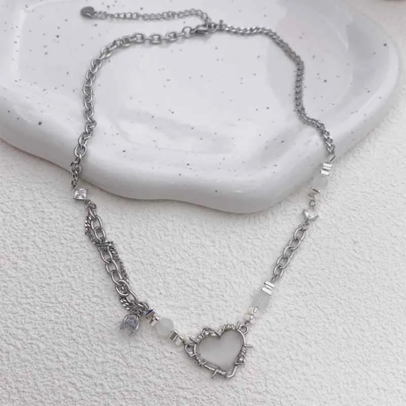 JONNY MOORE Titanium Steel Necklaces Women's-5
