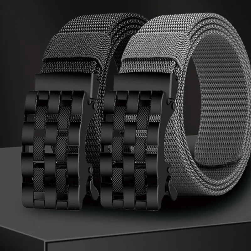 JONNY MOORE Canvas/Plastic Leather Belts Men's 3.8cm-4