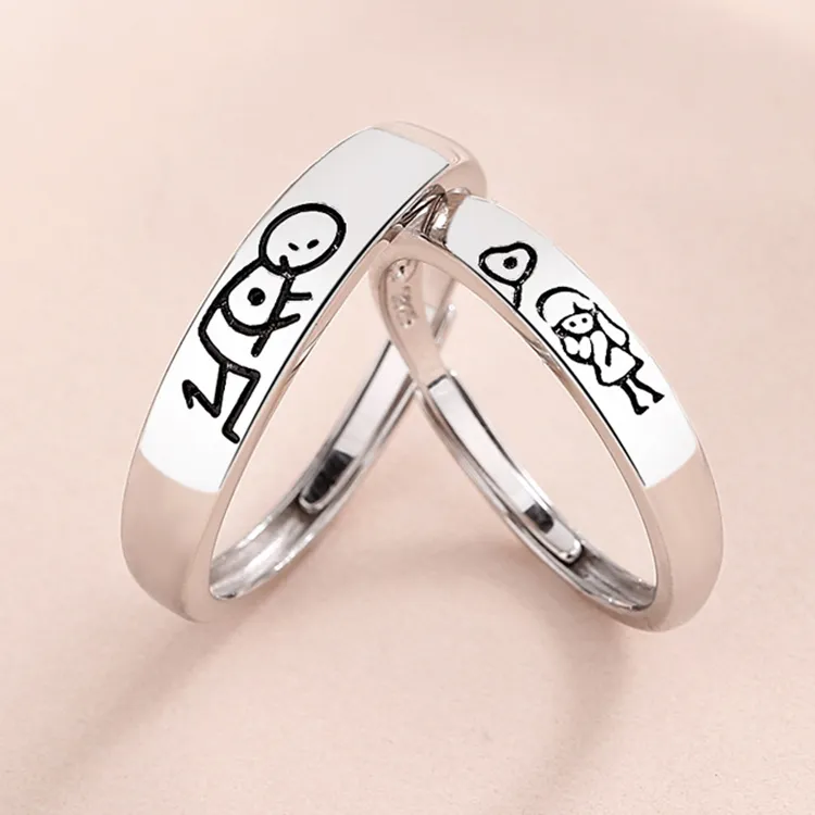 JONNY MOORE S925 Silver Rings Unisex-5