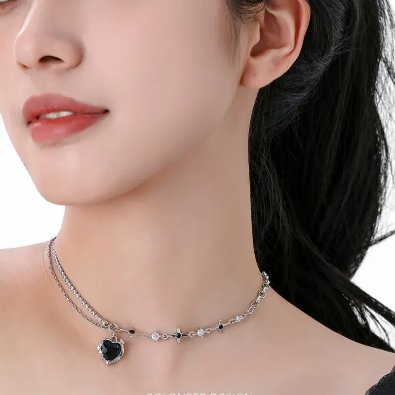 JONNY MOORE Titanium Steel Necklaces Women's-2
