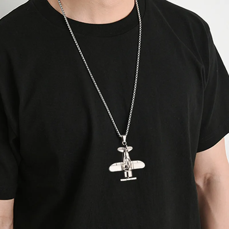 JONNY MOORE Titanium Steel Necklaces Men's-1