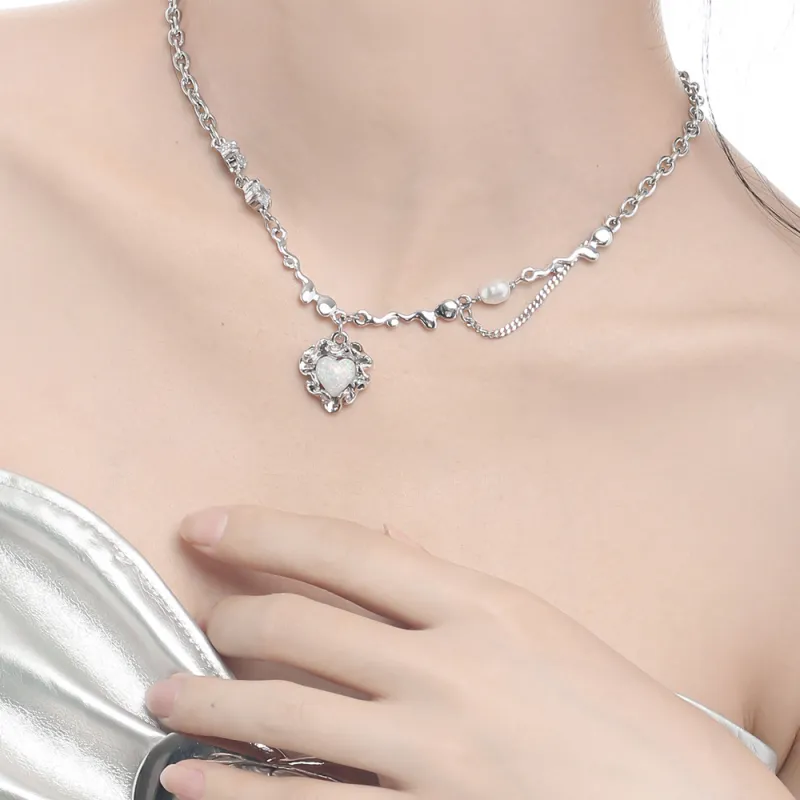 JONNY MOORE Titanium Steel Necklaces Women's-5