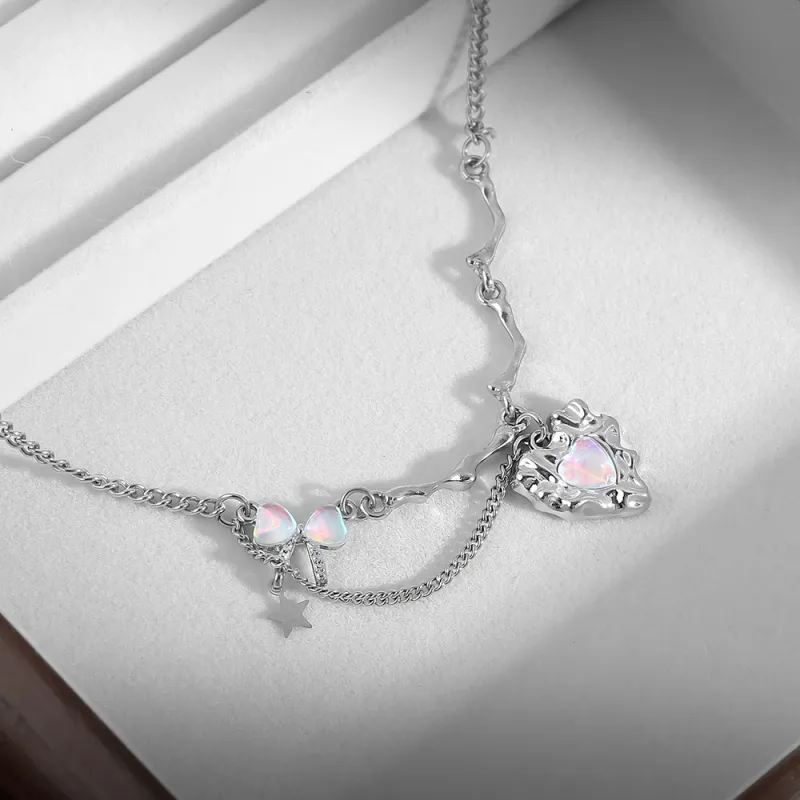 JONNY MOORE Titanium Steel Necklaces Women's-5