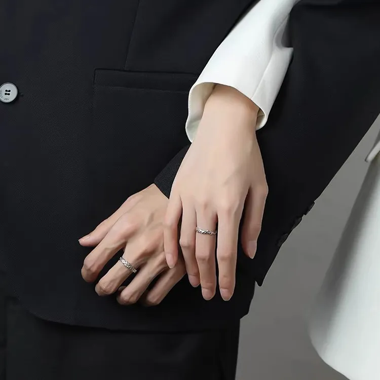 JONNY MOORE 999 Fine Silver Rings Unisex-6