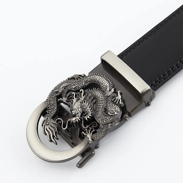 JONNY MOORE Cow Leather Belts Men's 3.5cm-1