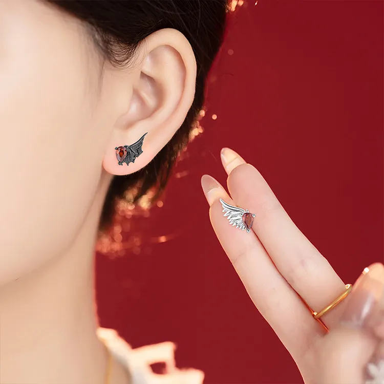 JONNY MOORE Zinc Alloy Stud Earrings Unisex-2