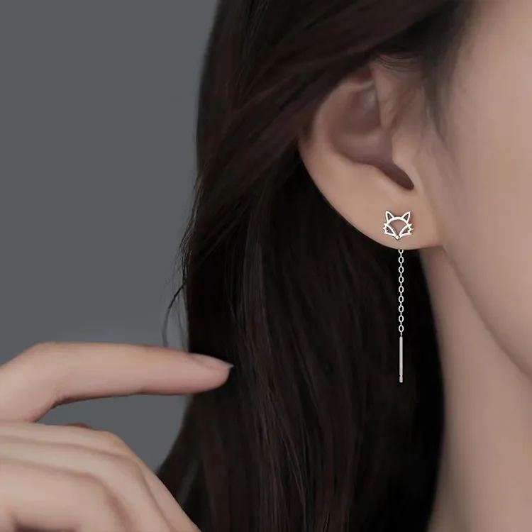 JONNY MOORE 925 Sterling Silver Stud Earrings Women's-3