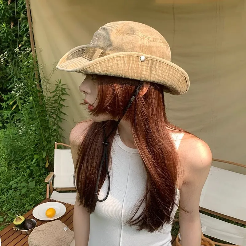 JONNY MOORE Cotton Bucket Hats Unisex-1