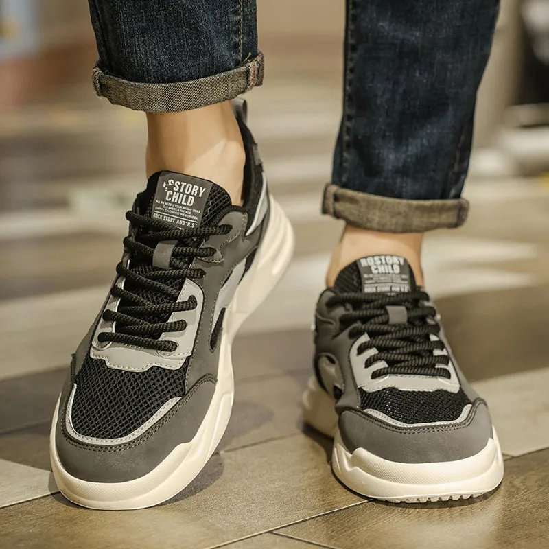 GISONRIKE Anti-Slip Wear-Resistant Low-Top Skateboard Shoes Men's-15