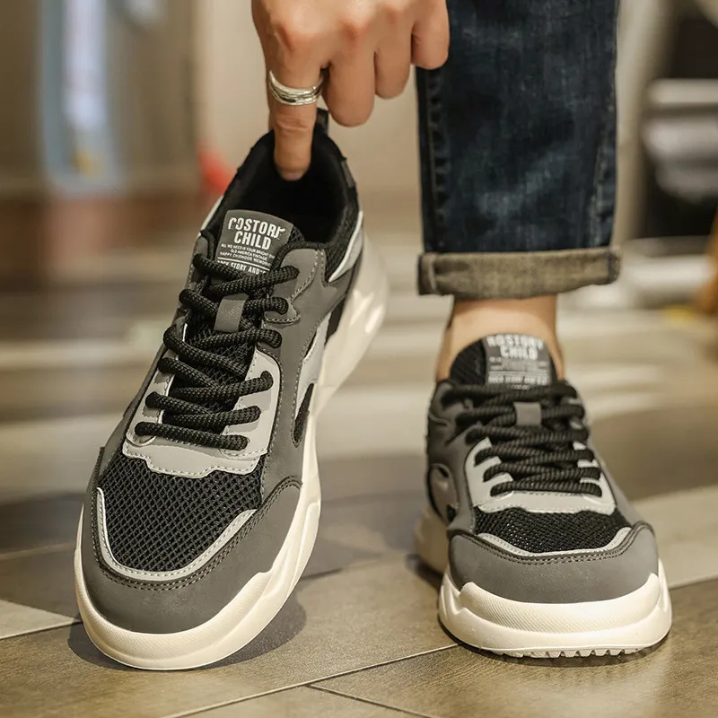 GISONRIKE Anti-Slip Wear-Resistant Low-Top Skateboard Shoes Men's-16
