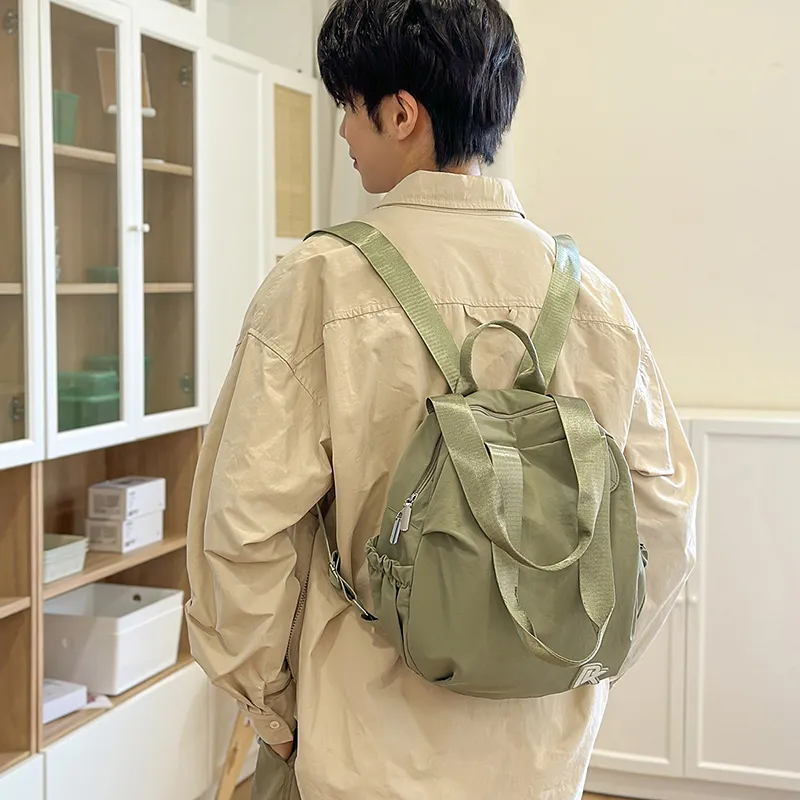OURFUN Nylon Backpack Unisex Multicolor-10