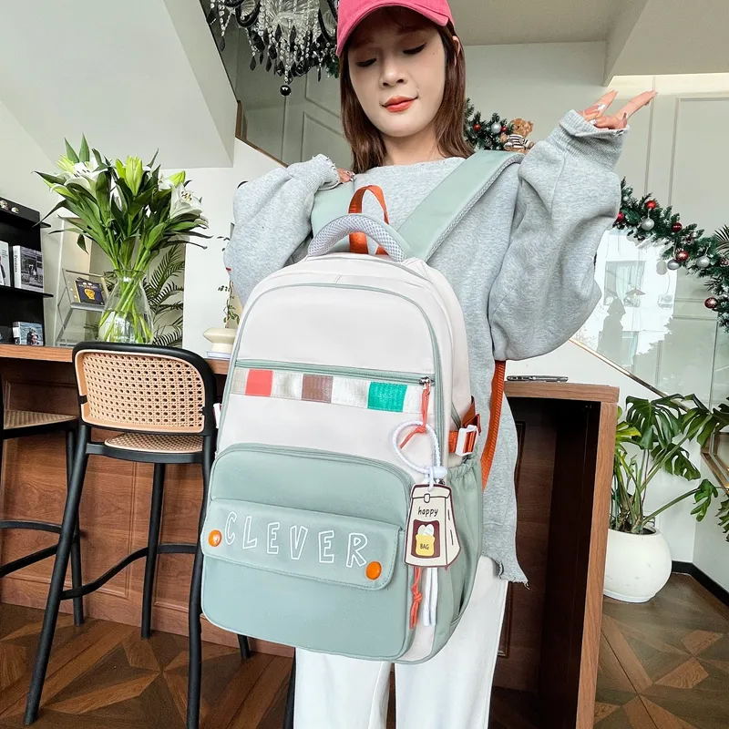 OURFUN Nylon Fabric Backpack Regular Unisex-10